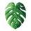 Leaf-shaped flannel sofa blanket 100 x 150 cm 1