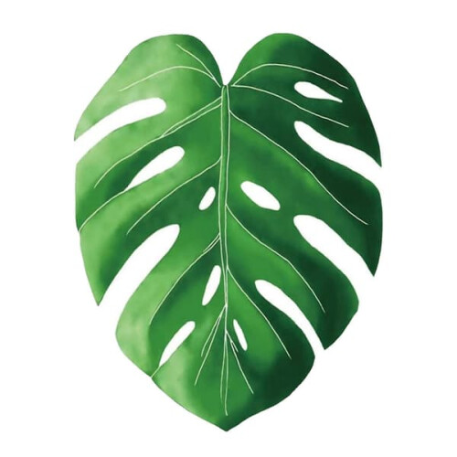 Leaf-shaped flannel sofa blanket 100 x 150 cm