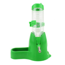 Hangende waterfles voor hamsters, 3-in-1 automatische dispenser met basis.