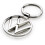 Volkswagen keychain metal silver 1 piece 1