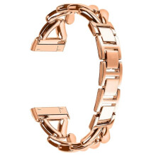 Uhrenarmband aus Zinklegierung für Fitbit Versa4/Sense2, Roségold