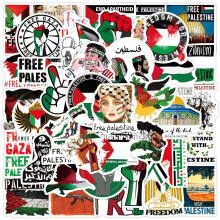 Palestiina-tarrat Pelasta Gaza -läppäritarrat, 50 kpl