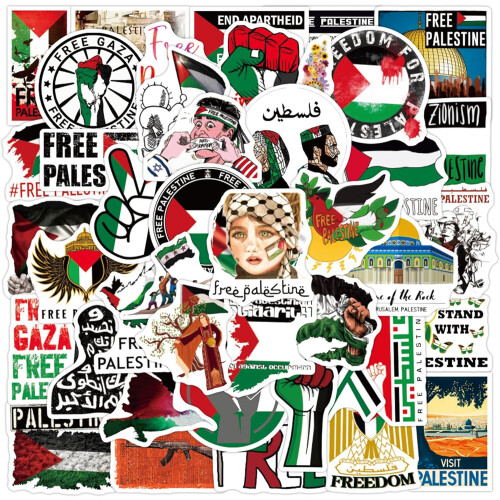 Αυτοκόλλητα για φορητό υπολογιστή Save Gaza με την Παλαιστίνη 50 τεμάχια