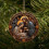 Sublimation Ceramic Ornament Blank Round Two-Sided White 2