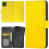iPhone 12 Mini wallet case yellow 1