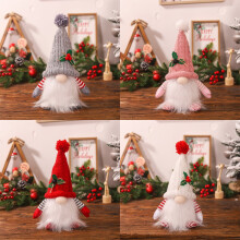 Homchy Christmas Ornament Clip Light Grey Forest Man Doll