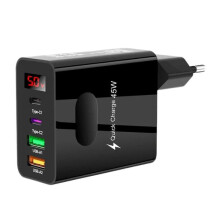 Chargeur rapide Type-C45W2 - Adaptateur mural noir