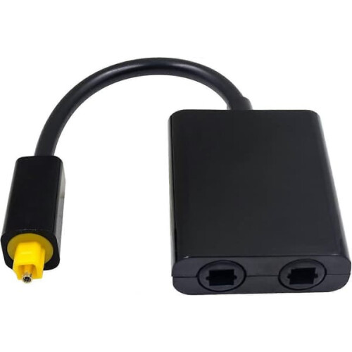 Toslink-Splitter, digitaler optischer Audio-1-in-2-out