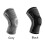 Compression knee sleeve brace gray medium 3