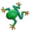 Rubber Frog Toy Stretchable Simulation Model 1