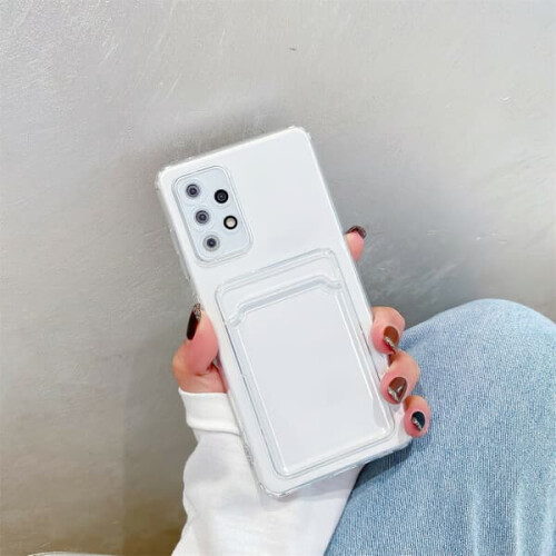 Samsung Galaxy A32 5G case grey with card slot 1