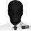 Helmaske med spandex-hette, unisex, 2-pakning 1