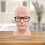 Professional male manikin head show model 2
