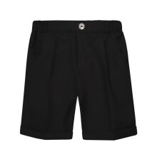 Zwarte korte broek met platte voorkant voor jongens, 3-4 jaar