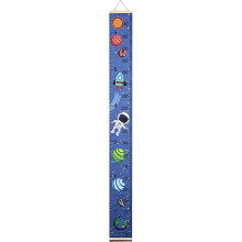 Lengtemeter wandkaart voor kinderen met een schattig patroon