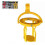 Gyroscopic Cup Holder Yellow 3D-Printed 1