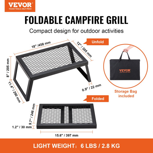 BENTISM Lagerfeuer-Grillrost Campingkocher 1