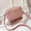 Borsa a tracolla casual da donna con nappina rosa 1