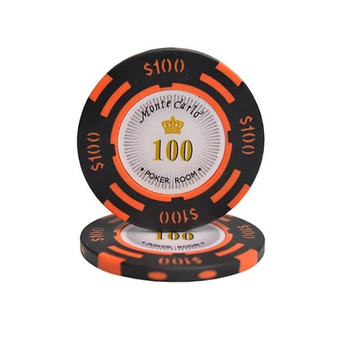 Markørknap Monte Carlo Sort 100 USD