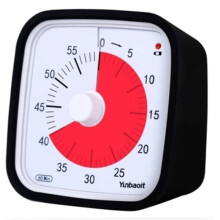 Minuteur visuel pour enfants 60 minutes noir
