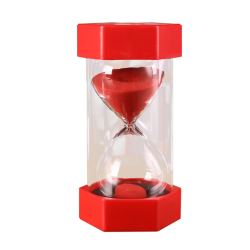 Sand Timer Kitchen Timer for Kids 30 Minutes Red