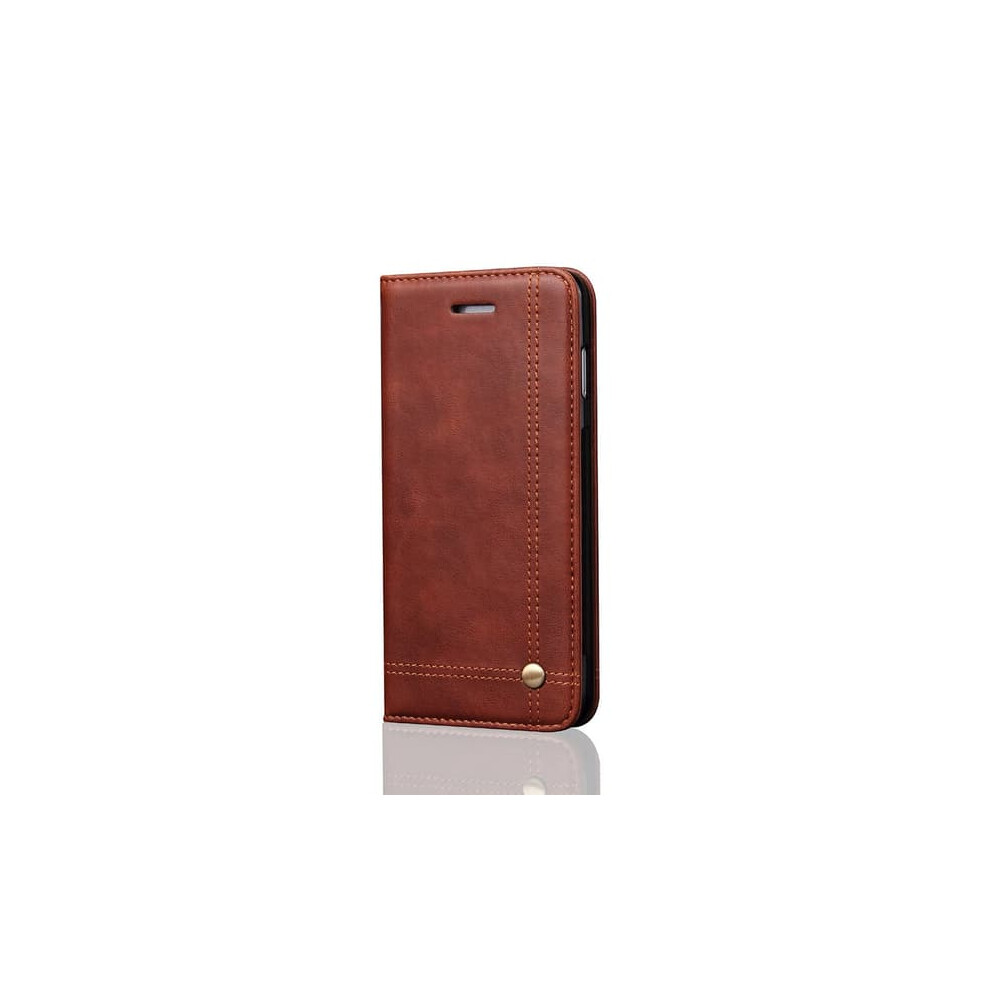 Elegant Wallet Case For Iphone X And Xs Dark Brown 962029717478