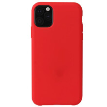 iPhone 11 Pro Max silicone case red
