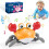 Sensory Crab Toy for Babies 0-6 Months Orange 1