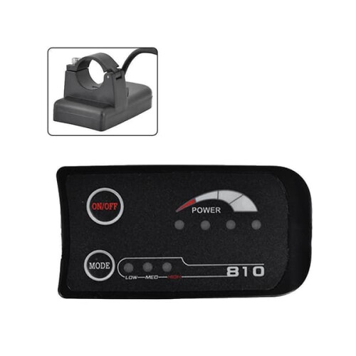 S810 e-bike meter LED display 5-pin 36V UART 2
