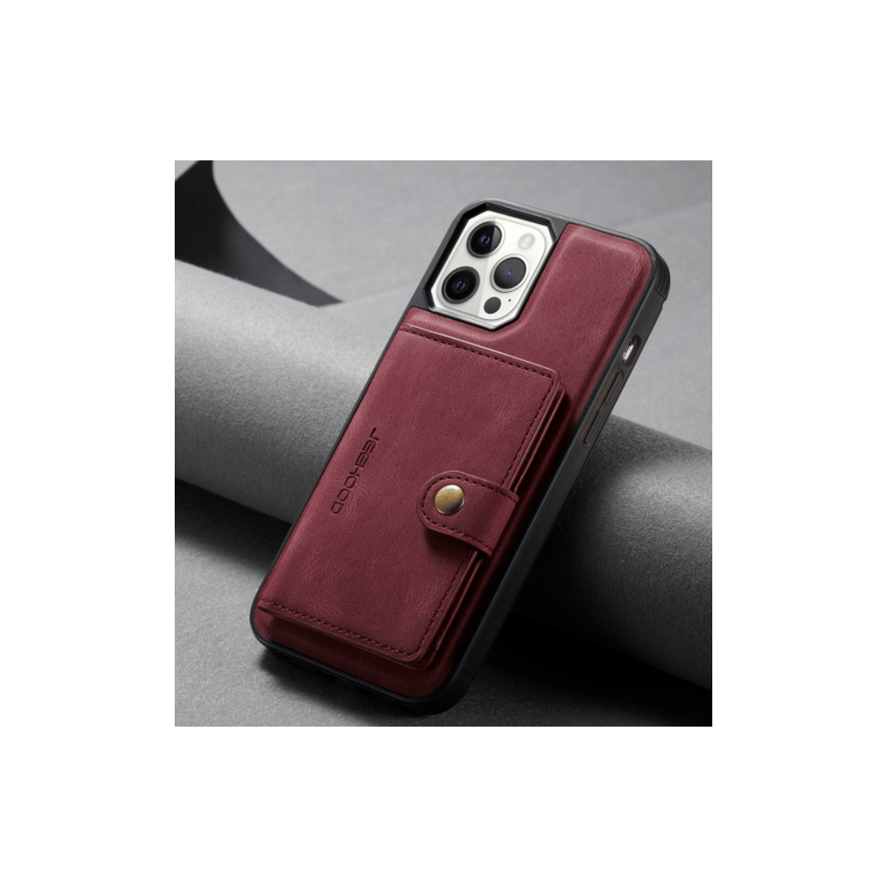 Jeehood Foldable Wallet Case For Iphone 12 Mini Red 962029744979