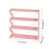 Z-Shaped Shoe Rack Pink 4-Tier Space-Saving 2