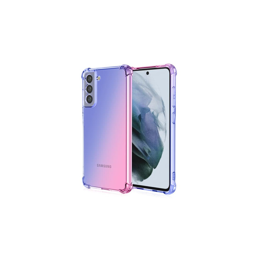 Floveme Silicone Case For Samsung Galaxy S23 Plus Blue Pink Blue,Pink 962029729327