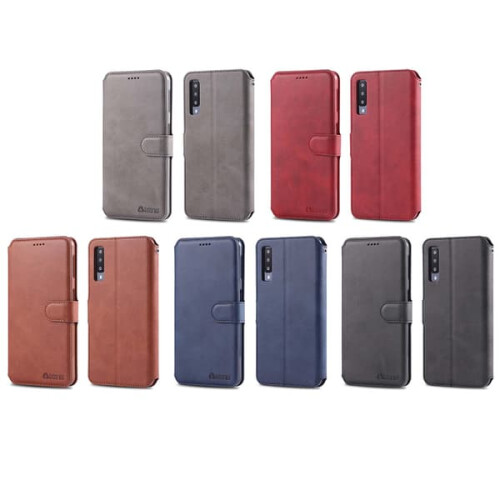 Samsung Galaxy A50 shockproof wallet case red 1