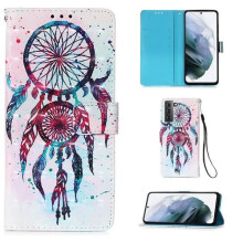 Étui portefeuille pour Samsung Galaxy S21 - Motif attrape-rêves