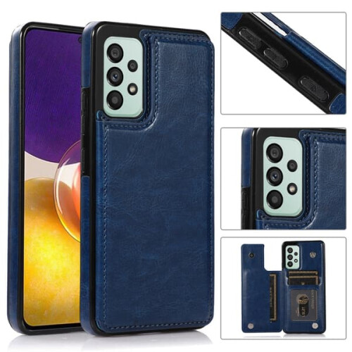 Samsung Galaxy A53 5G case with card holder red 2