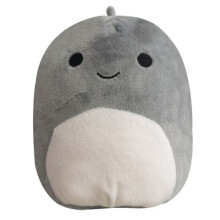 Grey Dinosaur Squishmallow Pillow 20-25cm