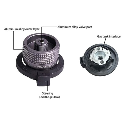 Locking Conversion Adapter for Nozzle Bottle Butane 2