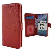 Huawei P30 Lite red stand case wallet