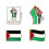 Palestinsk nävebrosch, 4 st 1