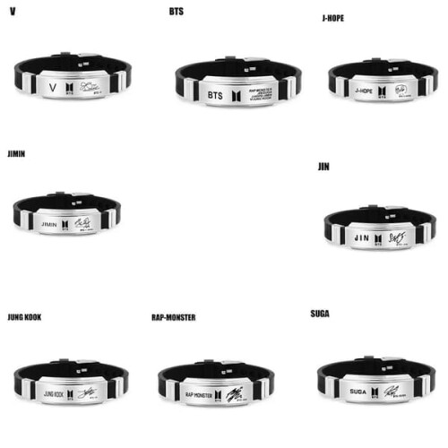 BTS K-pop bracelet signature design 1 piece 1