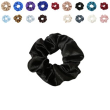 Hårband i satin, svart, 9 cm