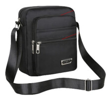 INF Nylon Crossbody Taske til Herrer med Fire Lynlåse