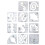 Free-Motion Quilting Template Set 11 pcs 1