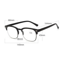 Lesebrille TR90 Halbrahmen +1,0 bis +4,0
