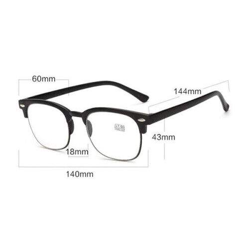 Leesbril TR90 Halfmontuur +1.0 tot +4.0