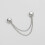 Magnetic Clothes Clips Silver Multifunctional 12pcs 1