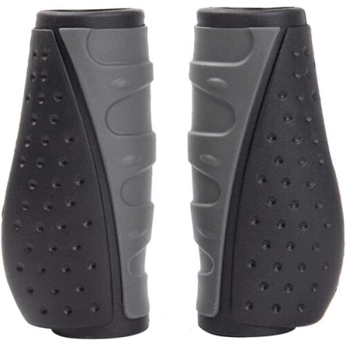 Bicycle Handlebars Ergonomic 90mm Non-Slip Rubber Grips