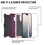 iPhone 16 detachable PC+TPU case with stand wine red pink 4