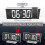 LED wall clock with ceiling projection, time and 4