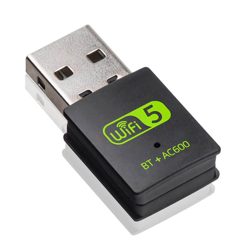Bluetooth Ac600 Usb Wi-Fi Adapter 2.4Ghz/5Ghz Black 959110230206